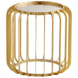 Gildrum Glass End Table