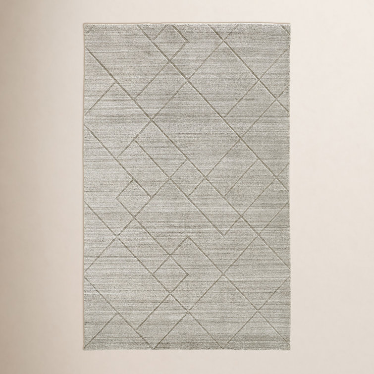 Kentoria Handmade Viscose Ivory/Silver Rug