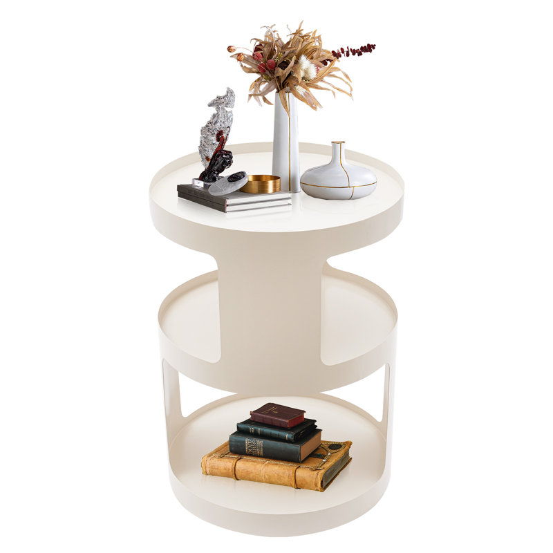 Table de chevet moderne Fernow, Blanc