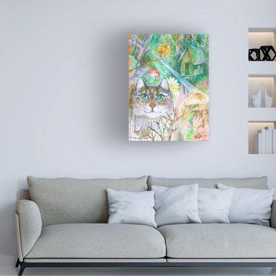 Oxana Zaika Magic Cat Canvas Art