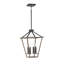 Sarmila 4-Light Pendant in Whiskey Wood-107096598