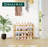 3 Tier Stackable Free Standing Shoe Rack-2033336113