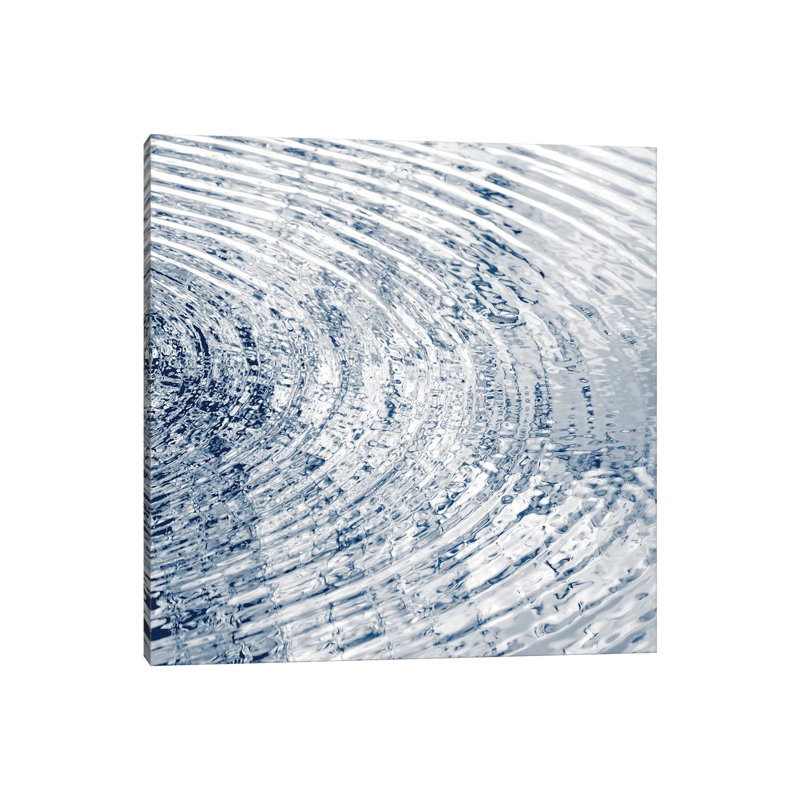 Ripples Indigo II by Maggie Olsen - Wrapped Canvas Print, 66.04 cm H x 66.04 cm W x 1.91 cm D