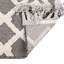 Tapis de couloir contemporain de couleur beige et gris Britnie-945484485