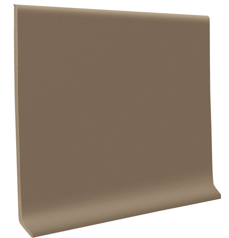 Base en caoutchouc 700 H 700 po (TPR) H 6 po x L 48 po x 1/8 po couleur fauve épaisse (ensemble de 30), Fauve