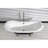 Kingston Brass Aqua Eden 72-Inch Cast Iron Oval Double Slipper Clawfoot Tub (No Faucet Drillings)-34130793