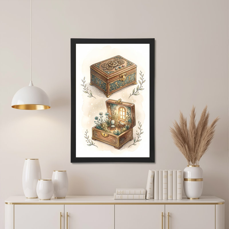 Art mural en toile Steampunk, H 18 po x l 12 po