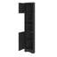 Armoire de rangement d'angle avec 2 portes et 3 tablettes pour la salle de bain, la cuisine et le salon-676128253