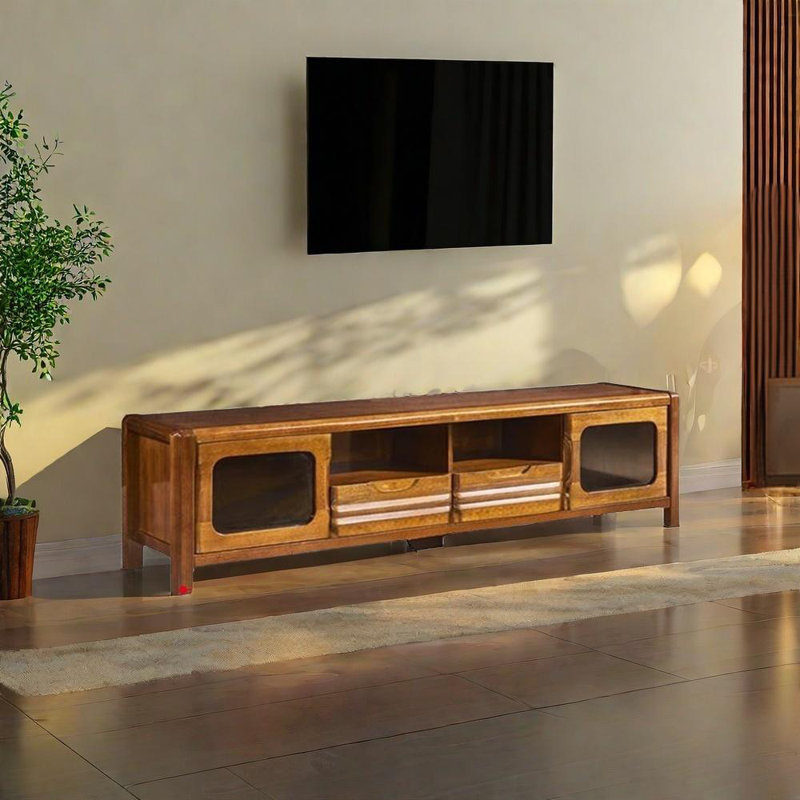 Meuble télé moderne en bois massif
