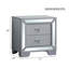 Table de chevet Murry, argent