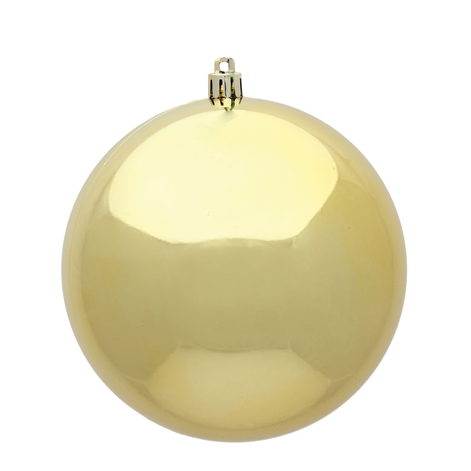 Holiday Décor Ball Ornament, 2.75" H x 2.75" W x 2.75" D, Medallion Gold Shiny