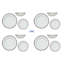 Bone China Dinnerware Set 12 Piece - Service for 4
