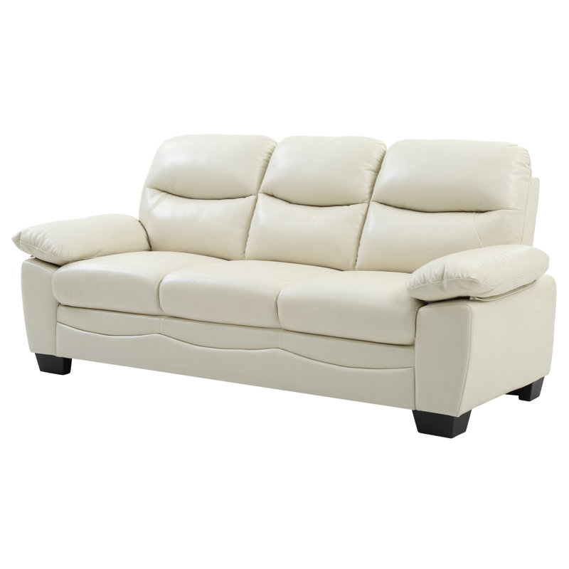 Canapé moderne Modern Glory Furniture Marta, Blanc cassé
