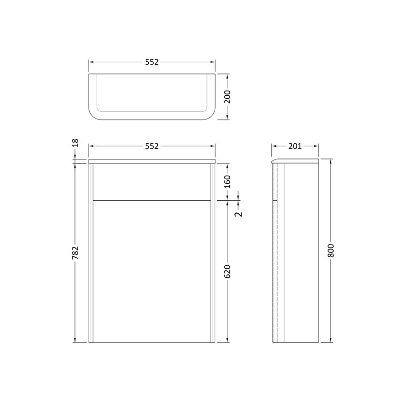 Sarenna Under Sink Cabinet, Grey
