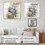 «Willia Cool Tone Blooming Bouquet I», reproduction sur toile-834902833-834902862