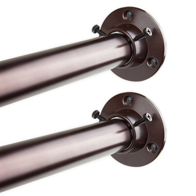Phocas Steel Adjustable Single Curtain Rod