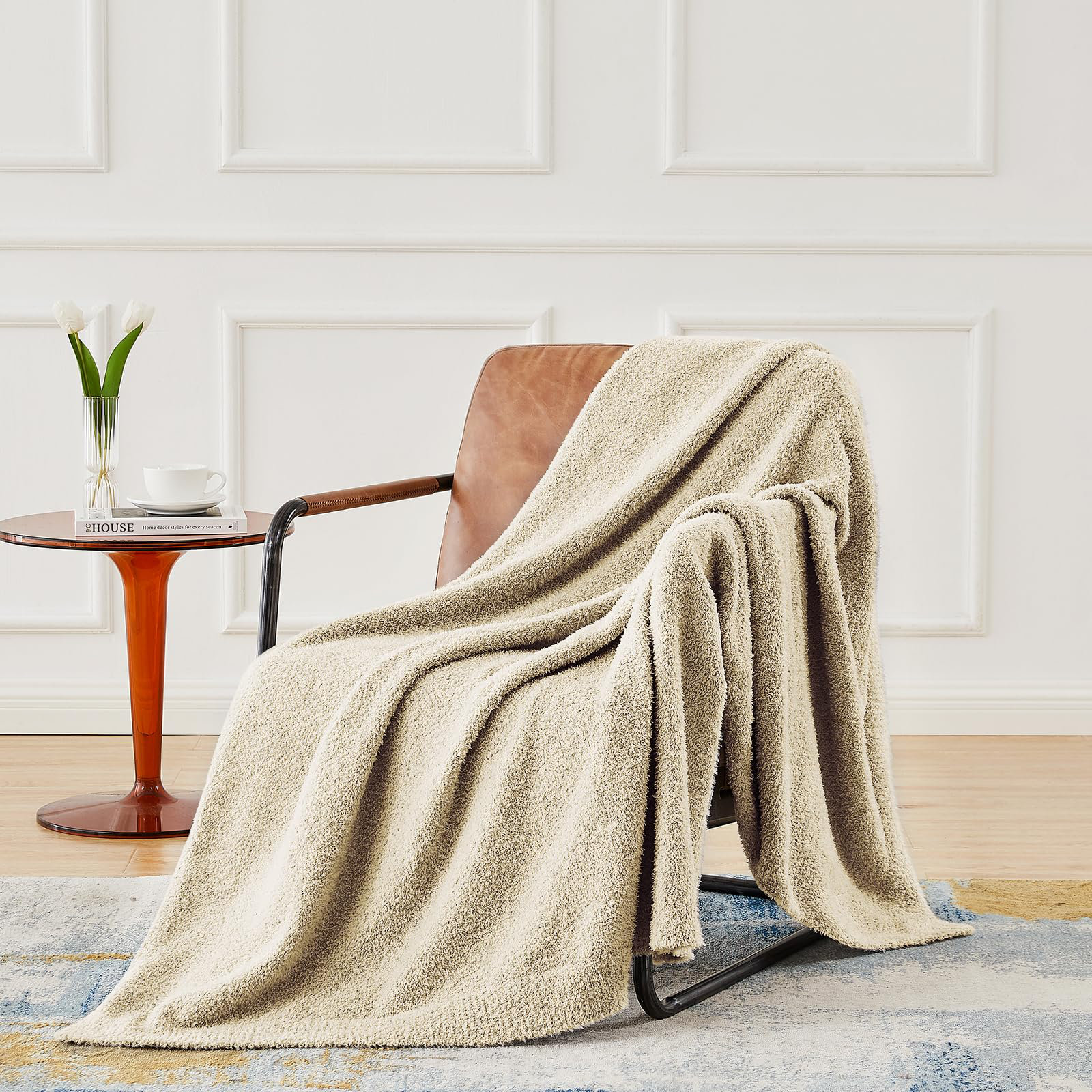 Teler Plush Cozy Knitted Throw Blanket | Wayfair