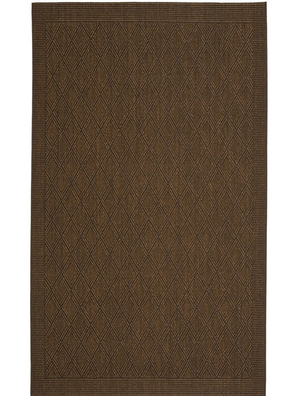 Tapis en sisal et en jute tissé jacquard Trachoni, Rectangle 4 pi x 6 pi