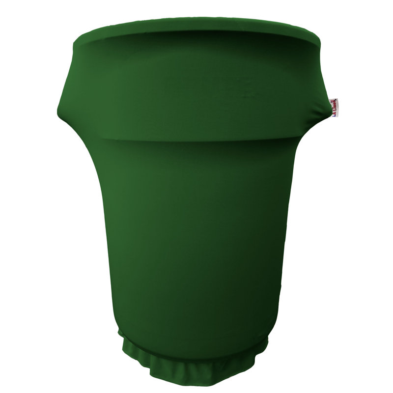 Housse pour poubelle Spandex, Vert émeraude