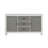 Rustic Gray & Weathered White Finish Server