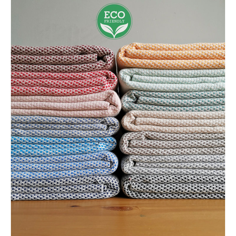 Rigsby Knitted Throw Blanket, Turquoise