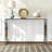 Derinna 48'' Glass Top Console Table