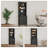 71'' Tall Standard Bookcase With 2 Drawers-1090475632
