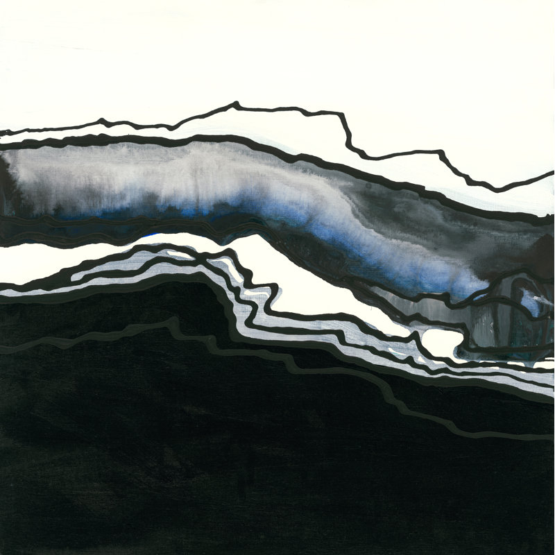 "Boika It's About Time VI" sur toile par Ruth Fromstein, H 36 po x l 36 po