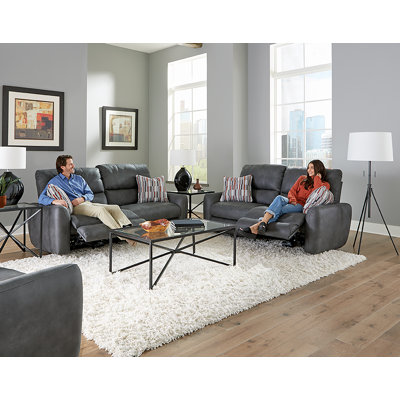 Daniah Power Reclining Sofa And Loveseat Set