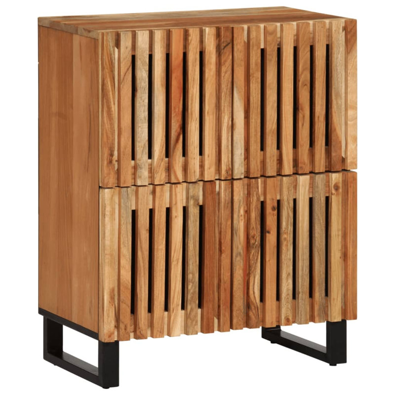 Litisha Glass Accent Chest, Ochre Brown