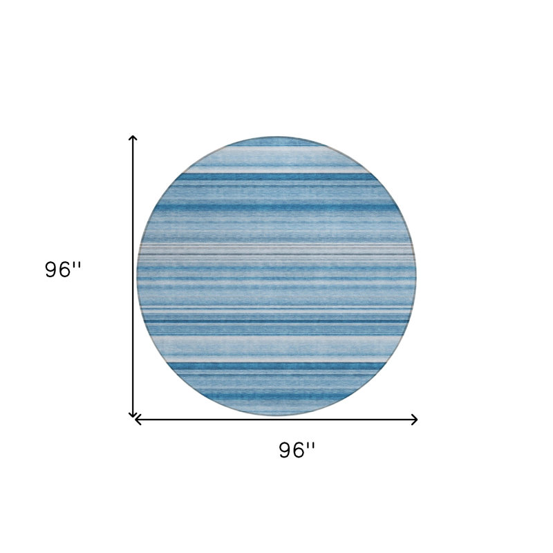 Tapis d'intérieur rond 8 po