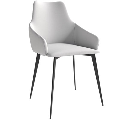 Chaise de salle à manger rembourrée Khairin