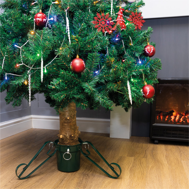 Metal Live Tree Stand For Max. Tree Height 8 - 9.9 Ft.