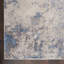 Tapis abstrait bleu / ivoire / gris Madeline-123512052