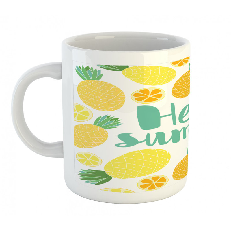 Grande tasse à café hello summer