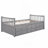 Ajavian Three Drawers Wooden Daybed with Trundle-1561704861-1577153691