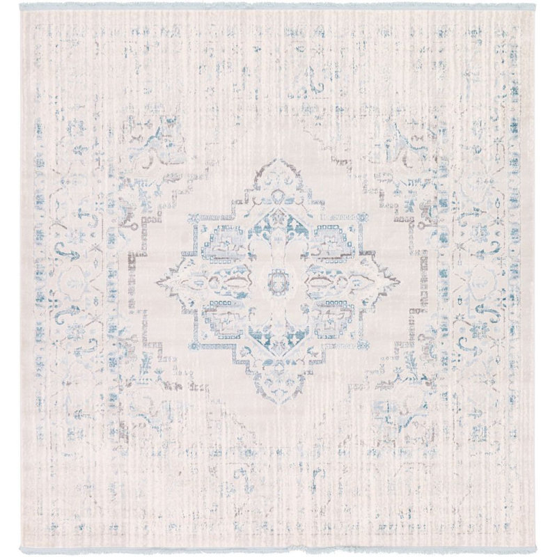 Pharaoh Abstract Indoor Rug, Square 4'