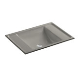 Alteo Metal Rectangular Undermount Bathroom Sink with Overflow