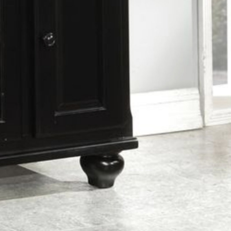 Ferla  Black Finish TV Stand