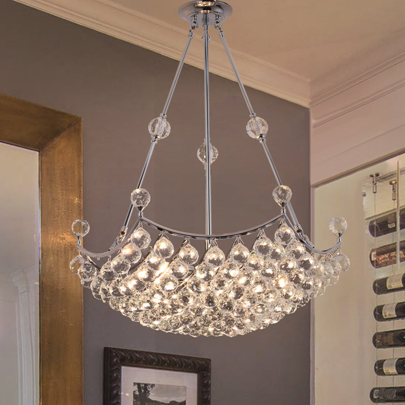  Lustre en cristal 6 lumières Mihrimah