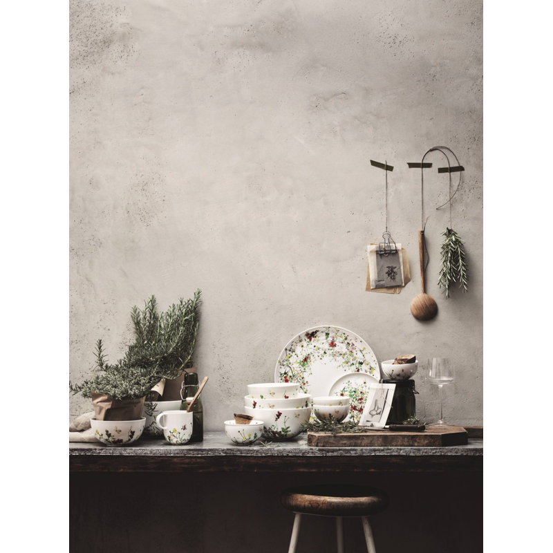 Brillance Fleurs Sauvages Bone China Rice Bowl