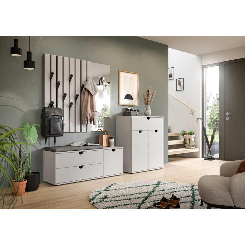 Raksha Particle Board Storage Bench