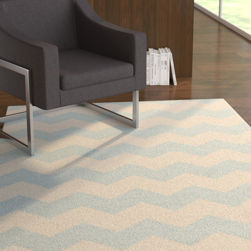 Murguia Wool Chevron Indoor Rug, Rectangle 8' x 10'