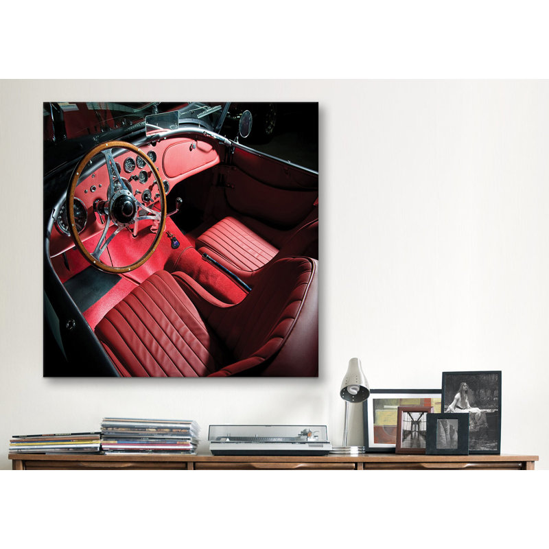 «Ac Ace 1959 Interior» par Lyall, reproduction de photo sur toile, H 12 po x l 12 po x P 0,75 po, Toile tendue, Pas de tapis