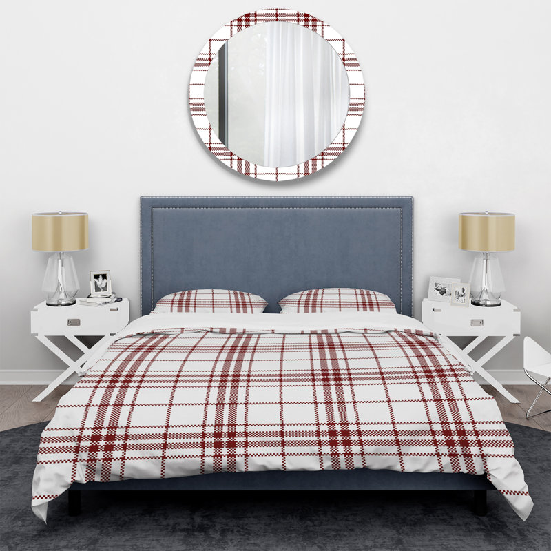 Ensemble de housse de couette en microfibre brun / blanc 3 pièces, Housse de couette pour très grand lit et 2 très