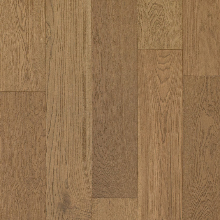 Alto Oak 7.5-in W x 12 mm T x Varying Length Wire Brushed Engineered Hardwood Flooring