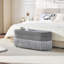 Repose-pieds ovale rembourré avec rangement, repose-pieds multifonctionnel et rangement caché pour le salon ou la chambre à coucher-1247385345-1247385349