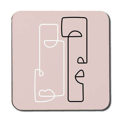 Drako Square 6 Piece Coaster Set