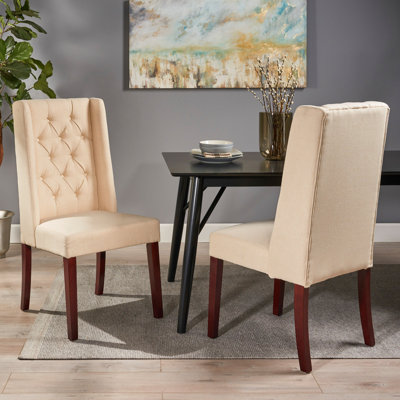 Chaise de salle à manger rembourrée Toshia