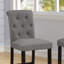 Tabouret de bar en bois massif Leviton, ensemble de 2-998566284-998566285-998566283